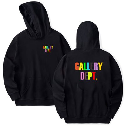 Gallery Dept Colored Front And Back Print Hoodie