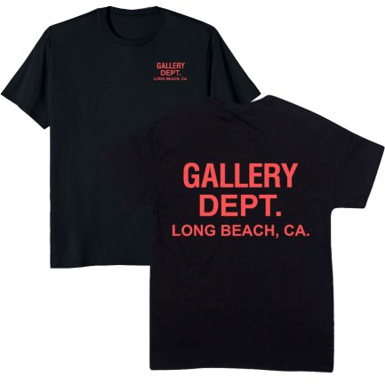 Gallery Dept Long Beach Ca Front Back Print Tshirt