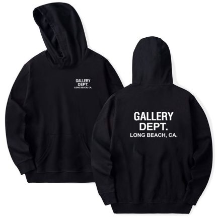 Gallery Dept Long Beach Front And Back Print Hoodie