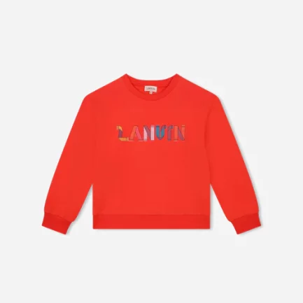 Lanvin Fleece Sweatshirt Red