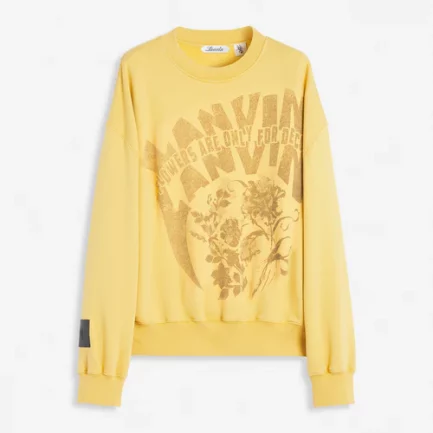 Lanvin X Future Unisex Loose Fit Printed Sweatshirt