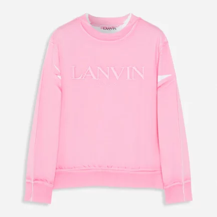 Overprinted Embroidered Lanvin Paris Sweatshirt