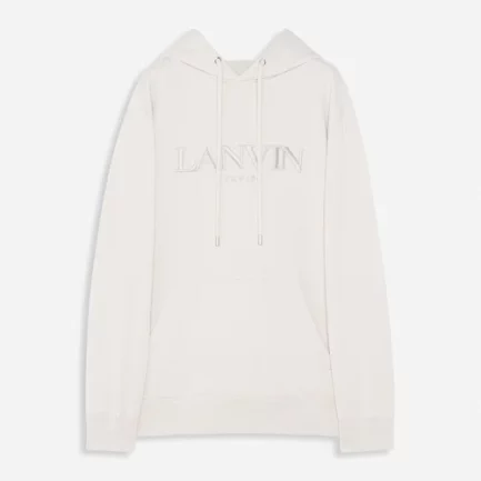 Oversized Embroidered Lanvin Paris Hoodie