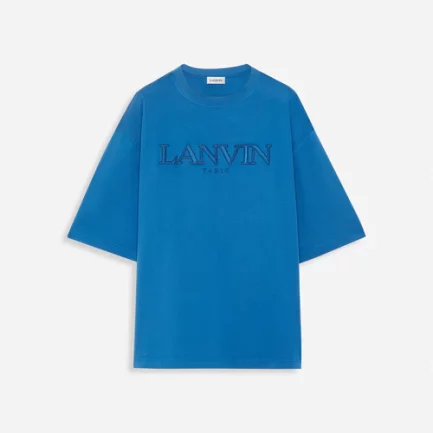 Oversized Lanvin Paris Embroidered T-Shirt