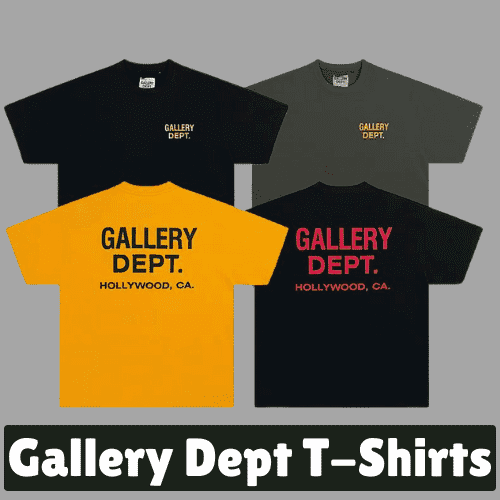 gallery dept t shirt promo banner